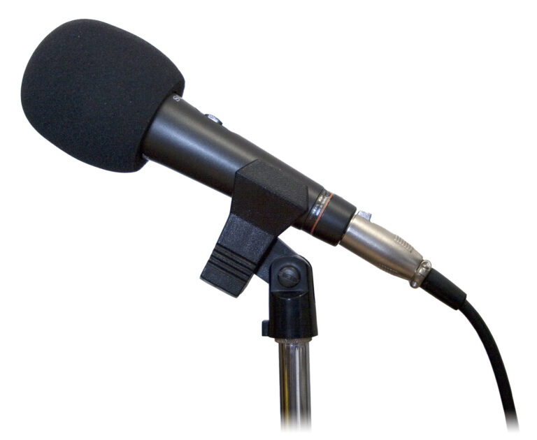 A studio microphone, representative image